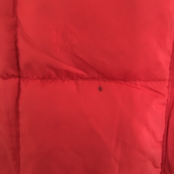 Vtg 90s Abercrombie & Fitch Red Down Puffer Vest - Picture 6 of 7